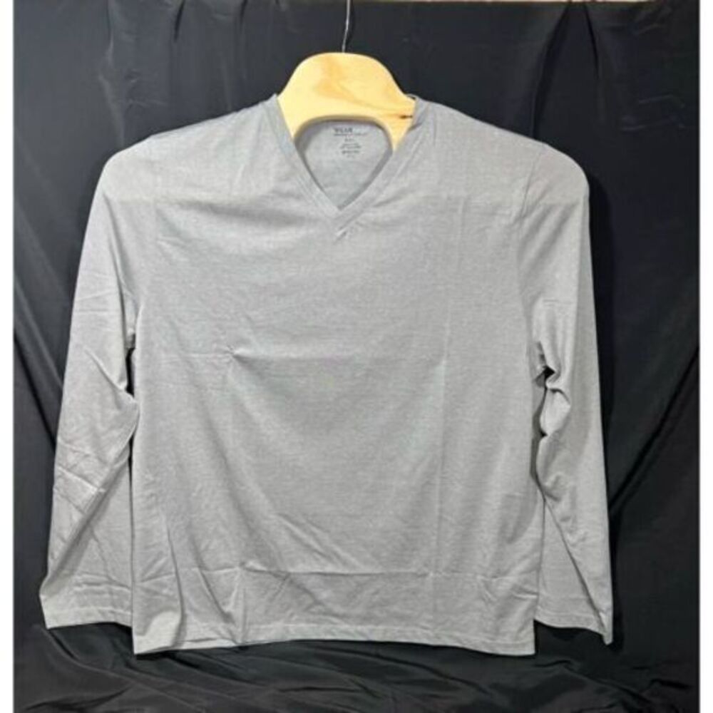KENNETH COLE WEAR‎ Black/White Long sleeve shirt top Size XXL Slim Ft NWT
